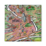 Downtown Atlanta Georgia Magnets