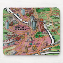 Downtown Atlanta Georgia Mouse Mat