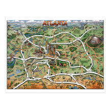 Downtown Atlanta Georgia Post Cards