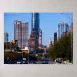 Downtown Austin, Texas, Zoomed Posters
