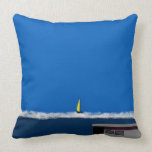 Downtown Blues (B) Throw Pillows