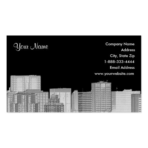 Downtown Business Cards (front side)