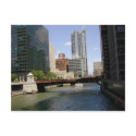 Downtown Chicago Canal postcards by allthingsnatural Downtown Chicago Canal postcards