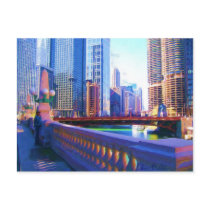 Downtown Chicago Post Card