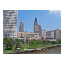 Downtown Cleveland, Ohio Postcard