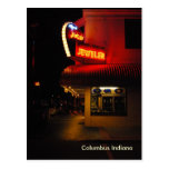 Downtown Columbus Indiana postcard