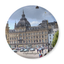 Downtown Copenhagen Fridge Magnet