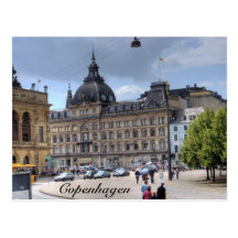 Downtown Copenhagen Post Card