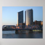 Downtown Grand Rapids at Dusk Print