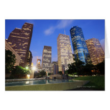 Downtown Houston, Texas Greeting Card