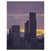 Downtown In The Evening Personalized Flyer