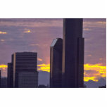 Downtown In The Evening Cut Out