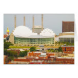 Downtown Kansas City Tilt-Shift Miniature Photo Greeting Card