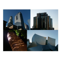 Downtown L.A. Collage Postcard