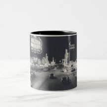 Downtown Las Vegas Retro Coffee Mugs