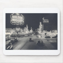 Downtown Las Vegas Retro Mouse Pads