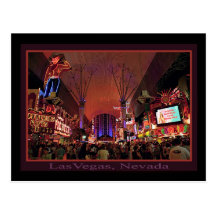 Downtown LasVegas Post Card