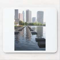 Downtown Los Angeles California By Bernadette Seba Mouse Pad