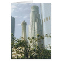 Downtown Los Angeles Card by quetzal323 Downtown Los Angeles Card