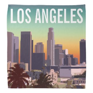 Downtown Los Angeles - Customizable Image Bandana