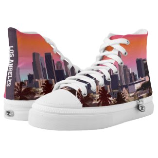 Downtown Los Angeles Printed Shoes