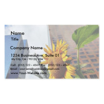 Downtown Los Angeles Skyscrapers Business Card Template