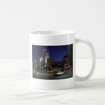 Downtown Miami by night Coffee Mug
