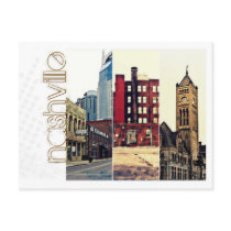 Downtown Nashville collage postcards by areeves88 Downtown Nashville collage postcards