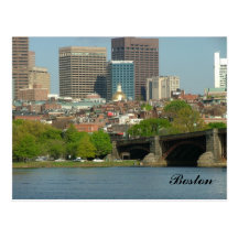 Downtown of Boston and the Charles River Post Cards