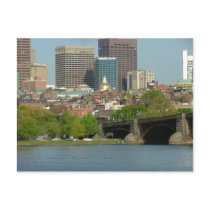 Downtown of Boston Post Card
