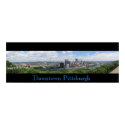 Downtown Pittsburgh Panorama posters by mf193 Downtown Pittsburgh Panorama posters