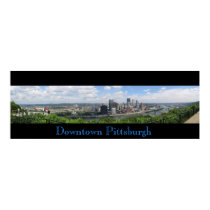 Downtown Pittsburgh Panorama posters by mf193 Downtown Pittsburgh Panorama posters