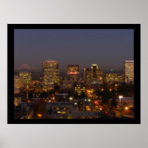 Downtown Portland Oregon Poster