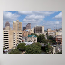 Downtown San Antonio, Texas Print