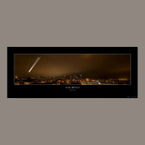 Downtown San Diego Night Panorama posters