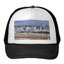 Downtown San Diego Seen From The Cabrio Monument Trucker Hat