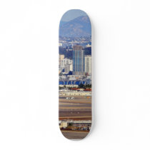Downtown San Diego Seen From The Cabrio Monument skateboards