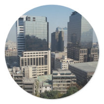 Downtown Santiago, Chile Sticker