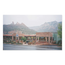 Downtown Sedona, Arizona Rectangle Sticker