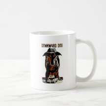 Downward Dog Coffee Mugs