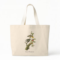 Downy Woodpecker - John Audubon Tote Bag
