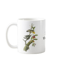 Downy Woodpecker - John Audubon Coffee Mug