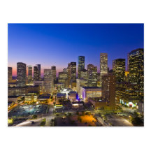 Dowtown Houston Post Card
