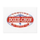 Doxie-Chon  Post Cards