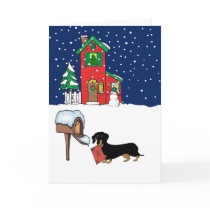 Doxie Christmas Mail Cards