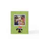 Doxie Clause Photo Template Holiday Cards