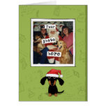 Doxie Clause Photo Template Holiday Cards