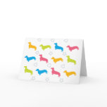 Doxie Colorful Hearts and Stars cards