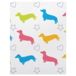 Doxie Colorful Hearts and Stars Letterhead