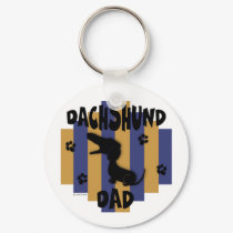 Doxie Dad Keychain by NothinButtDogs Doxie Dad Keychain